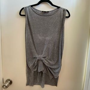 Allsaints Knotted Hi/Lo Tank Top